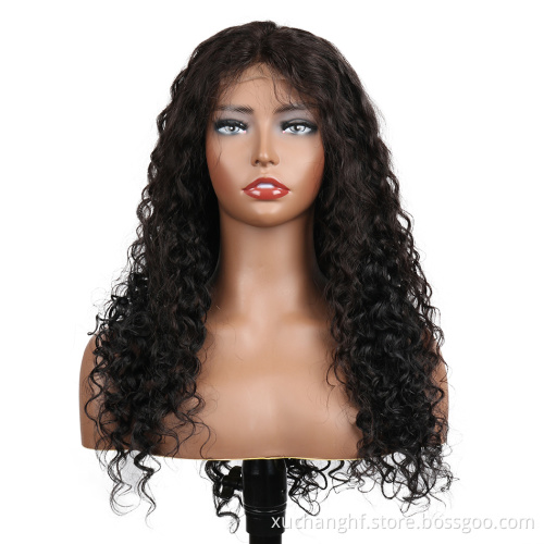 Deep Wave 5x5 Thin Lace Closure Wig Brazilian Human Hair Lace Front Wig Remy HD lace Natural Human Hair Wigs For Black Women